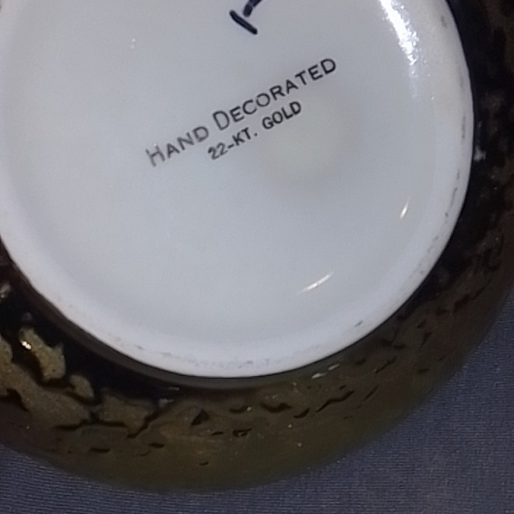 Tea pot 22 carat gold plate